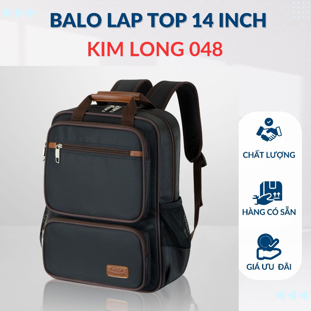 Balo laptop 14 inch Kim Long 048
