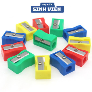 Gọt Bút Chì, Chuốt Chì Cơ Bản Basic Hình Chữ Nhật Nhiều Màu Sắc | Phụ Kiện Sinh Viên.