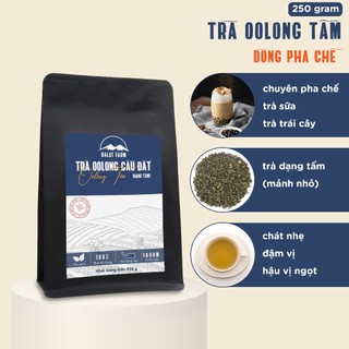 Trà oolong tấm cầu đất dalat farm - túi 250g