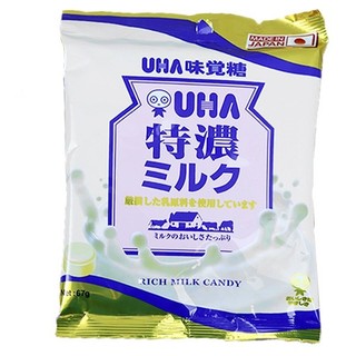 (HSD:4/2026)Kẹo Sữa UHA Tokuno (hồng bóng) 67g
