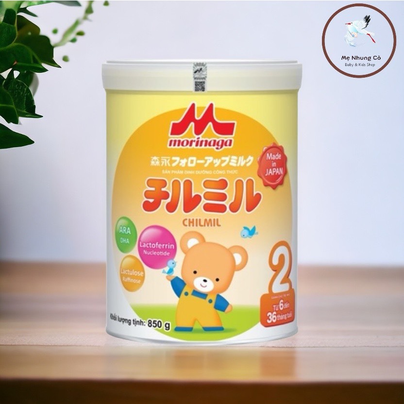 Combo 3 lon sữa Morinaga số 2 [MUA 3 LON 800G TẶNG 1 LON 320G] date 7/2027