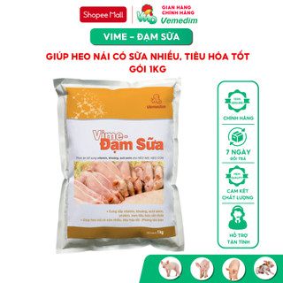 Vemedim Vime-Đạm sữa nhãn vàng bổ sung cho heo nái mang thai, nái nuôi con, hộp 1kg