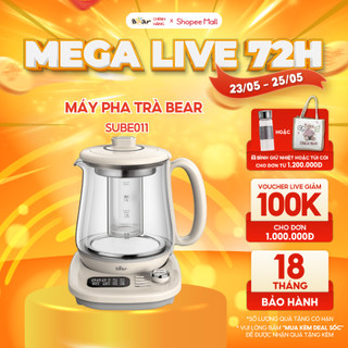 Máy Pha Trà Bear 12 Chế Độ Khử Clo An Toàn Đa Năng Chưng Yến, Pha Sữa, Hâm Sữa Cho Bé - Sube011