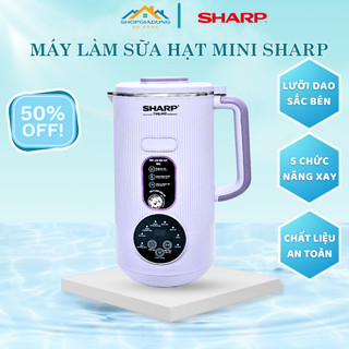 Máy làm sữa hạt mini sekask320,máy nấu sữa hạt công suất 600w dung tích 600ml, 6 tính năng