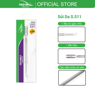 Sủi Da 2 Đầu Thép Không Gỉ KỀM NGHĨA S.511 ( 1 đầu bầu, 1 đầu tứ giác nhỏ)