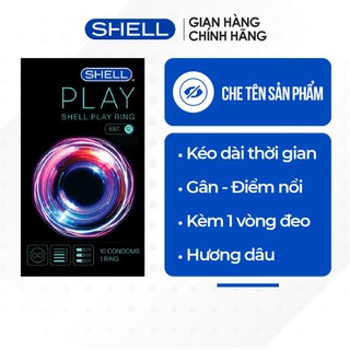 Bao cao su Shell Play 6 tính năng - Hộp 10 cái | SHELL CHÍNH HÃNG