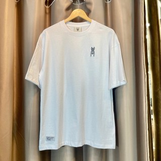 Chính hãng - áo life work - con chó nhỏ - white - code: lw225ts904