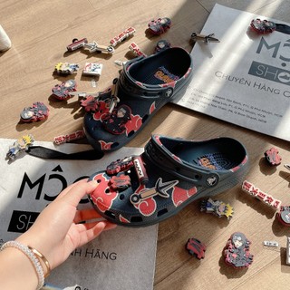 Giày clog unisex crocs baya - itachi - đen