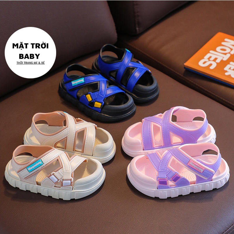 Dép sandal đan chéo cho bé trai, bé gái 1-5 tuổi