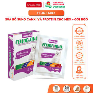 Vemedim Feline Milk sữa bột cho mèo giúp mèo phát triển khỏe mạnh, gói 100g