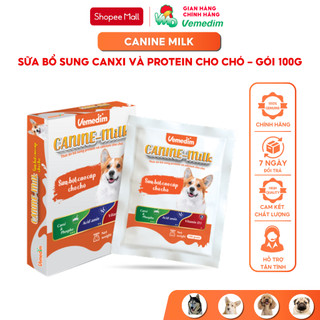 Vemedim Canine Milk sữa bột cho chó giúp tăng cường hệ miễn dịch cho chó, gói 100g