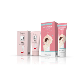 Combo kem giảm thâm khử thâm nách + tẩy lông múi xù