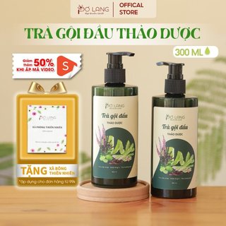Dầu Gội Thảo Dược Pơ Lang, Dầu Gội Giảm Rụng Tóc Tinh Chất Quả Bơ Có Tạo Bọt (Giảm rụng tóc, dưỡng tóc mềm mượt) 300ml