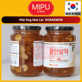 Mật ong sâm lát hàn quốc doraewon lọ 580g