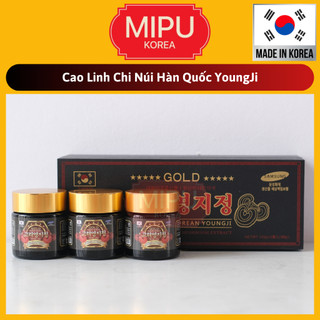 Cao linh chi núi hàn quốc youngji gỗ đen hộp 3 lọ x 120g