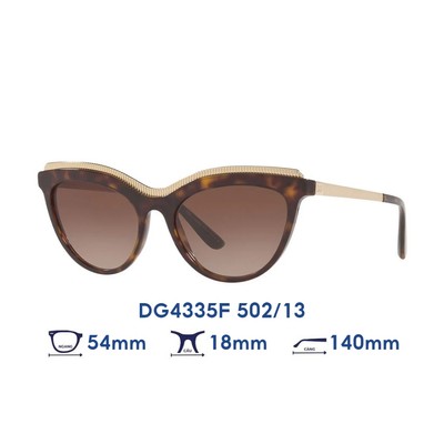DG4335F 50213 - Kính mát Docle & Gabbana chính hãng, bảo hành toàn quốc