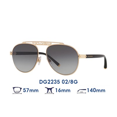 DG2235  - Kính mát Docle a& Gabbana chính hãng, bảo hành toàn quốc