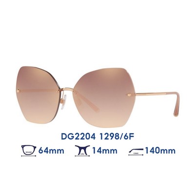 DG2204 12986F - Kính mát Docle a& Gabbana chính hãng, bảo hành toàn quốc