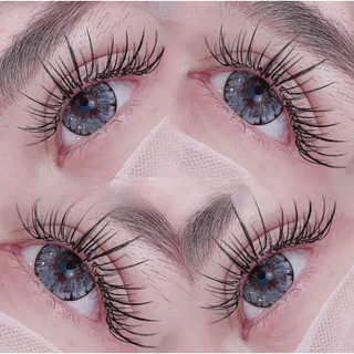 Kính áp tròng / lens xám giãn tròng mắt mèo