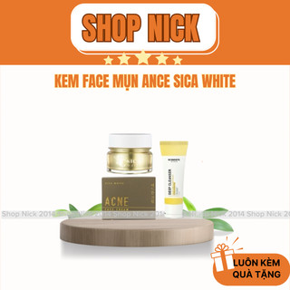 Kem face mụn sica white, face ance cream sica, loại bỏ tất cả các loại mụn