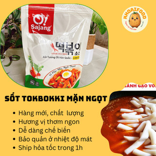 Sốt tokbokki Hàn Quốc đậm đà, nấu lẩu bánh gạo cay cực cuốn( túi 500gr)