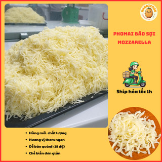 phô mai kéo sợi mozzarella 500gr, phô mai sợi mozzarella thơm ngon béo ngậy, giàu dinh dưỡng