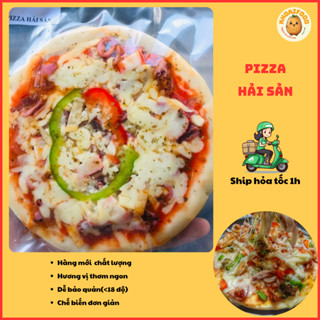 Pizza đông lạnh vị HẢI SẢN nhiều phô mai (size 16 cm )