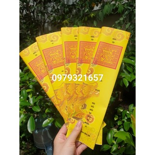 Sớ cầu thi đỗ đạt ( combo 3 sớ kèm vỏ)