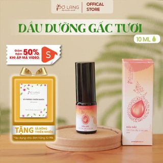 Dầu gấc Pơ Lang 10ml giảm thâm nám Pơ Lang (100% Thiên nhiên - Ép lạnh nguyên chất từ màng đỏ quả gấc)