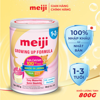 Sản Phẩm Dinh Dưỡng Công Thức Meiji Growing Up Formula - Nhập khẩu chính hãng (800g)