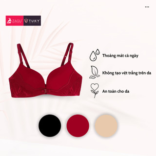 Áo Ngực Nữ Cài Trước Phối Ren, Mút Vừa phù hợp với mọi loại trang phục ZAGU 9969