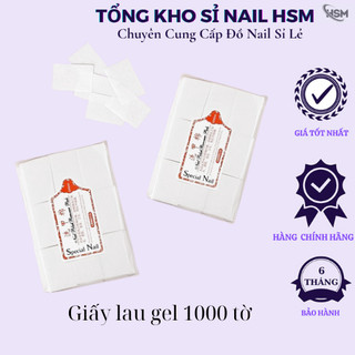 Giấy lau gel 1000 tờ - lau gel làm nail - phụ kiện đồ nail hsm