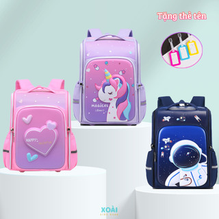 Balo chống gù 3d nổi, balo tiểu học cho bé từ lớp 1 đến lớp 5-bl015