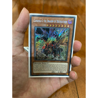Thẻ bài gandora-g the dragon of destruction - lede-en001 - secret rare - - mint