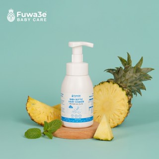 Dung dịch rửa bình sữa hữu cơ FUWA3E 300ml hương bạc hà enzyme sinh học từ dứa