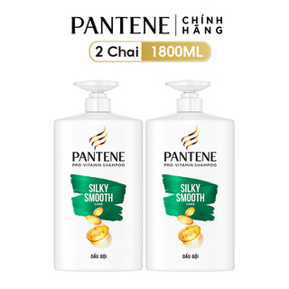 Combo 2 Dầu Gội PANTENE chai 1800ML Suôn Mượt Óng Ả