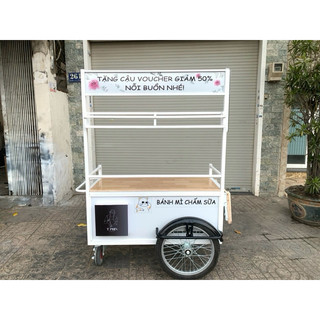 xe gỗ cafe di động (quầy trà sữa)