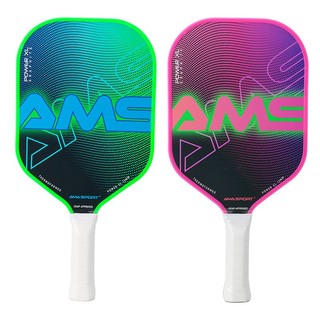 Vợt Pickleball AMA SPORT Power XL, Bề Mặt Sợi Carbon Độ Nhám Cao, Dành Cho Người Mới & Chơi Chuyên Nghiệp