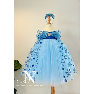 Váy hoá trang halowen elsa, bạch tuyết cho bé gái - váy công chúa nhi nguyễn