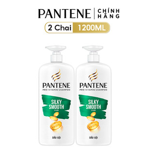 Combo 2 Dầu Gội PANTENE Pro-V Chai 1200ML Suôn Mượt Óng Ả