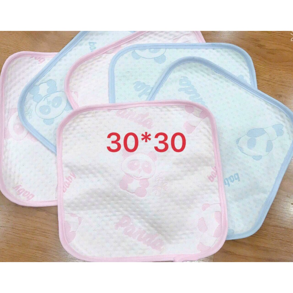 combo 10 miếng lót chống thấm gấu 30*30cm cho bé sơ sinh ddeens1 tuôi