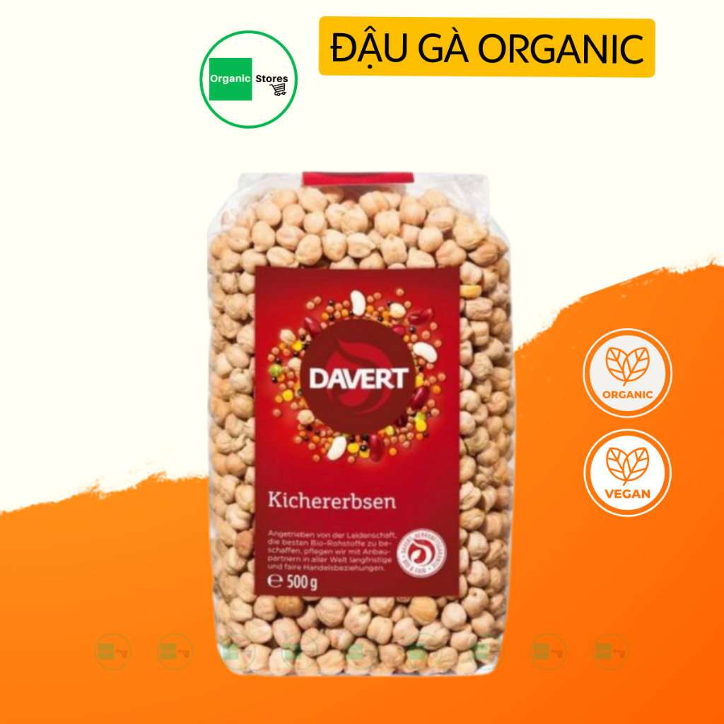 Đậu gà hữu cơ 500g - (Bohlsener - Davert)