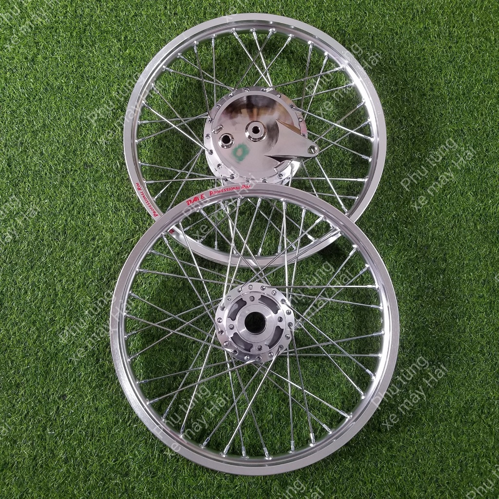 Bánh Căm SIRIUS JUPITER Đùm Mạ CROM Căm Mạ CROM Niềng Nhôm thái Kèm Má Đùm Sau HTH1123 MSPX 81