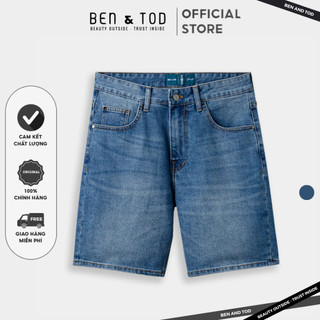 Short Jeans Trơn BEN & TOD SL2240BC188 form Slim fit cao cấp trẻ trung năng động local brand