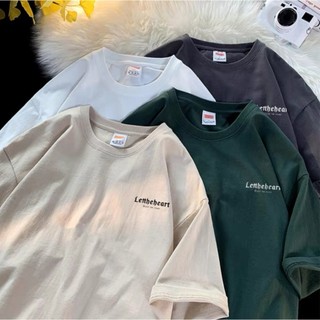 Áo thun unisex in chữ LETTHEHEAR áo phông tay lỡ cực đẹp, form rộng chất cotton khô cao cấp,đi học,đi làm,du lịch,basic