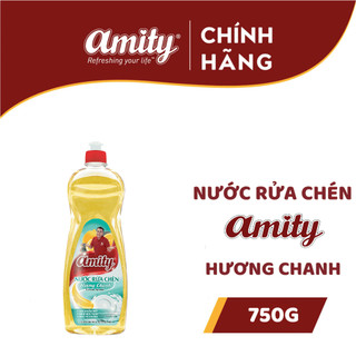 Nước rửa chén amity - chai 750gr - hương chanh