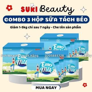 [GIAO HÀNG NHANH+QUÀ XINH]EMO DETOX SỮA TÁCH BÉO THƠM NGON GIẢM NHANH/NƯỚC ÉP TRÁI CÂY ĐỦ 8 VỊ