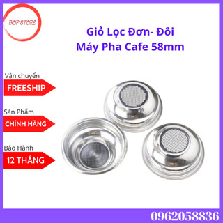 Giỏ lọc 58mm, giỏ lọc máy pha cà phê espresso 58mm