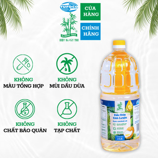 DẦU DỪA TINH LUYỆN HIỆU BA CÂY TRE ( 2L) 100% TỪ DẦU DỪA, AN TOÀN BẢO VỆ SỨC KHỎE