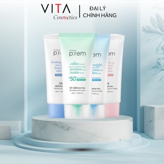 Kem Chống Nắng Make P:Rem 50ml Hàn Quốc UV Defense Me Make Prem Nâng Tone, Kiềm Dầu